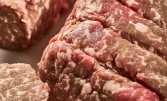 Season ground beef Photo