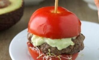 Tomato Avocado Burgers photo