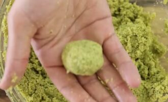 With wet hands, shape the mixture