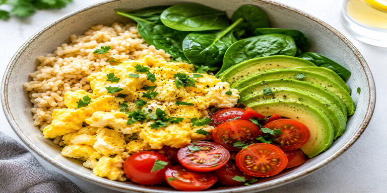 Avocado Egg Breakfast Bowl