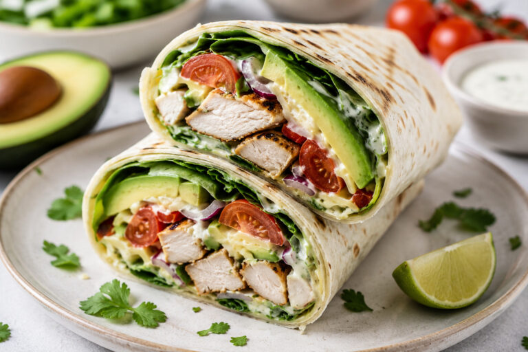 California Chicken Avocado Wrap