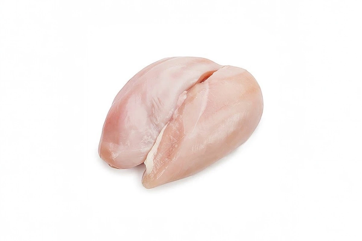 Raw chicken breast fillets
