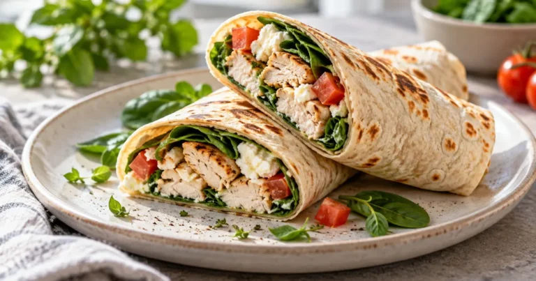 Chicken and Ricotta Tortilla Wrap