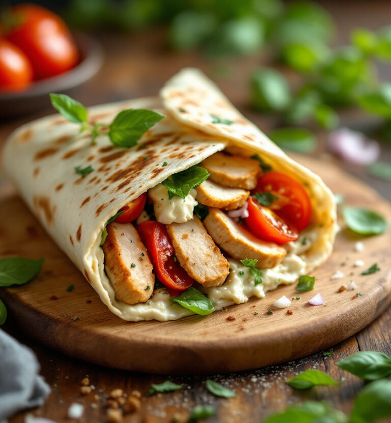Chicken and Ricotta Tortilla Wrap