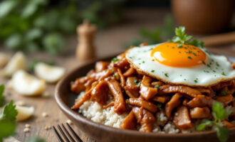 Ginger Garlic Pork Stir Fry with vegetables