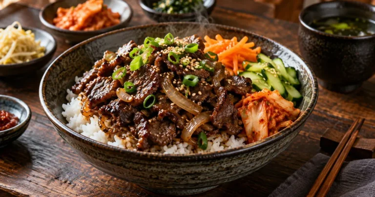 Easy Korean Beef Bulgogi Rice Bowls