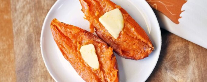 Microwaved Sweet Potato Recipe