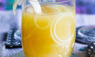 Pear & Vodka Cocktail served in a chilled cocktail glass