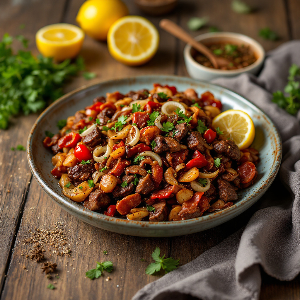 Spicy Beef and Bacon Stir-Fry