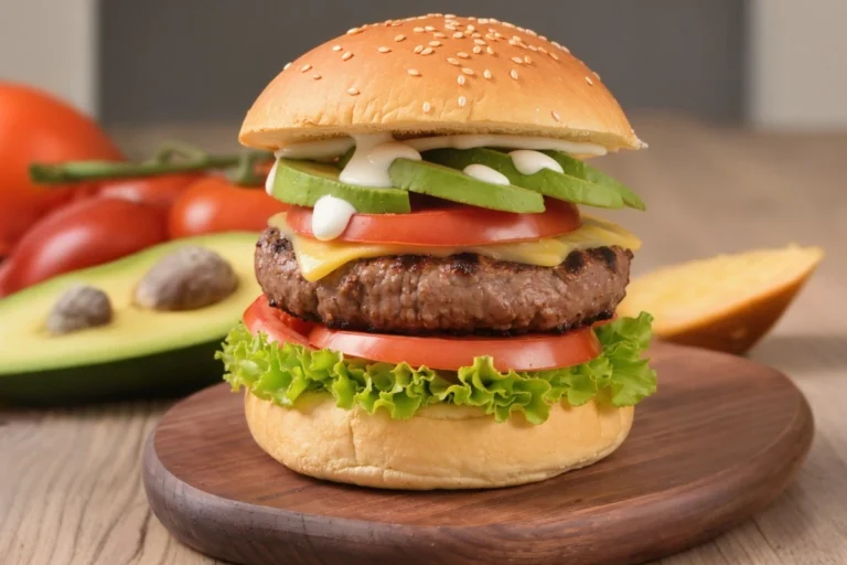 Tomato Avocado Burgers