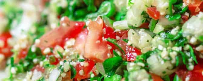 Vegetable Tabbouleh Salad